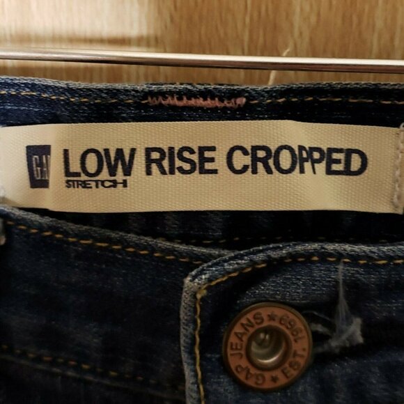 Gap Low Rise Cropped Denim Jeans 6 - Picture 5 of 7